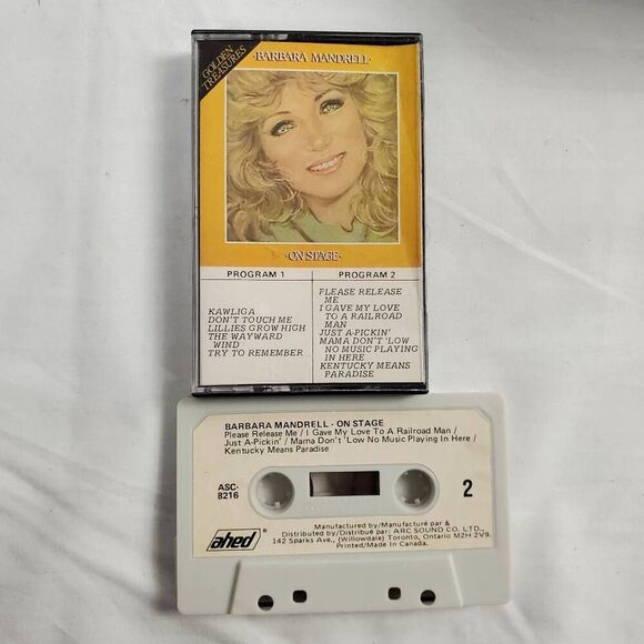 Barbara Mandrell – On Stage Cassette Album Golden Treasures Collection - Picture 2 of 3